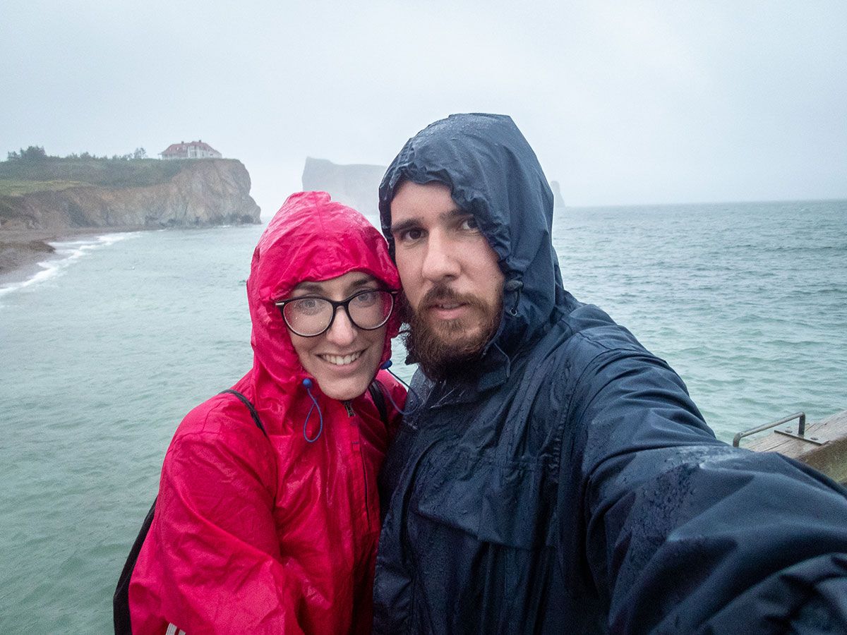 Canada - selfie Hiboux sous la pluie !