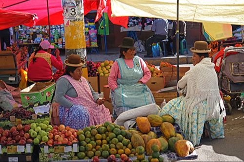 Pérou, population, marché