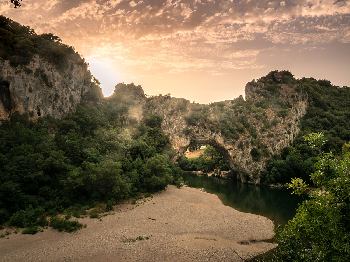 le pont d'arc en Ardèche