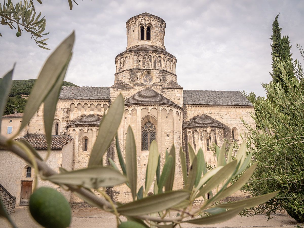 Ardèche - Abbatiale Sainte-Marie de Cruas