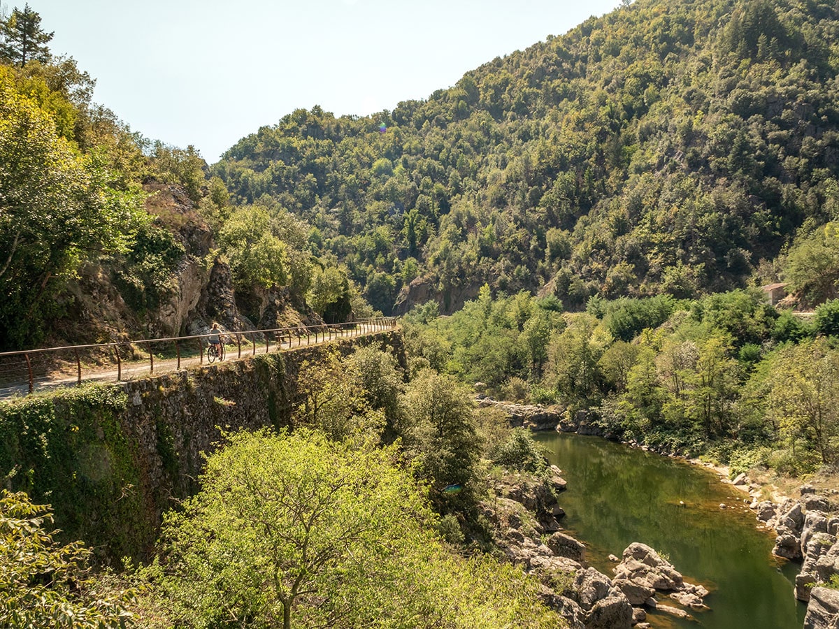 Dolce Via voie vélo en Ardèche