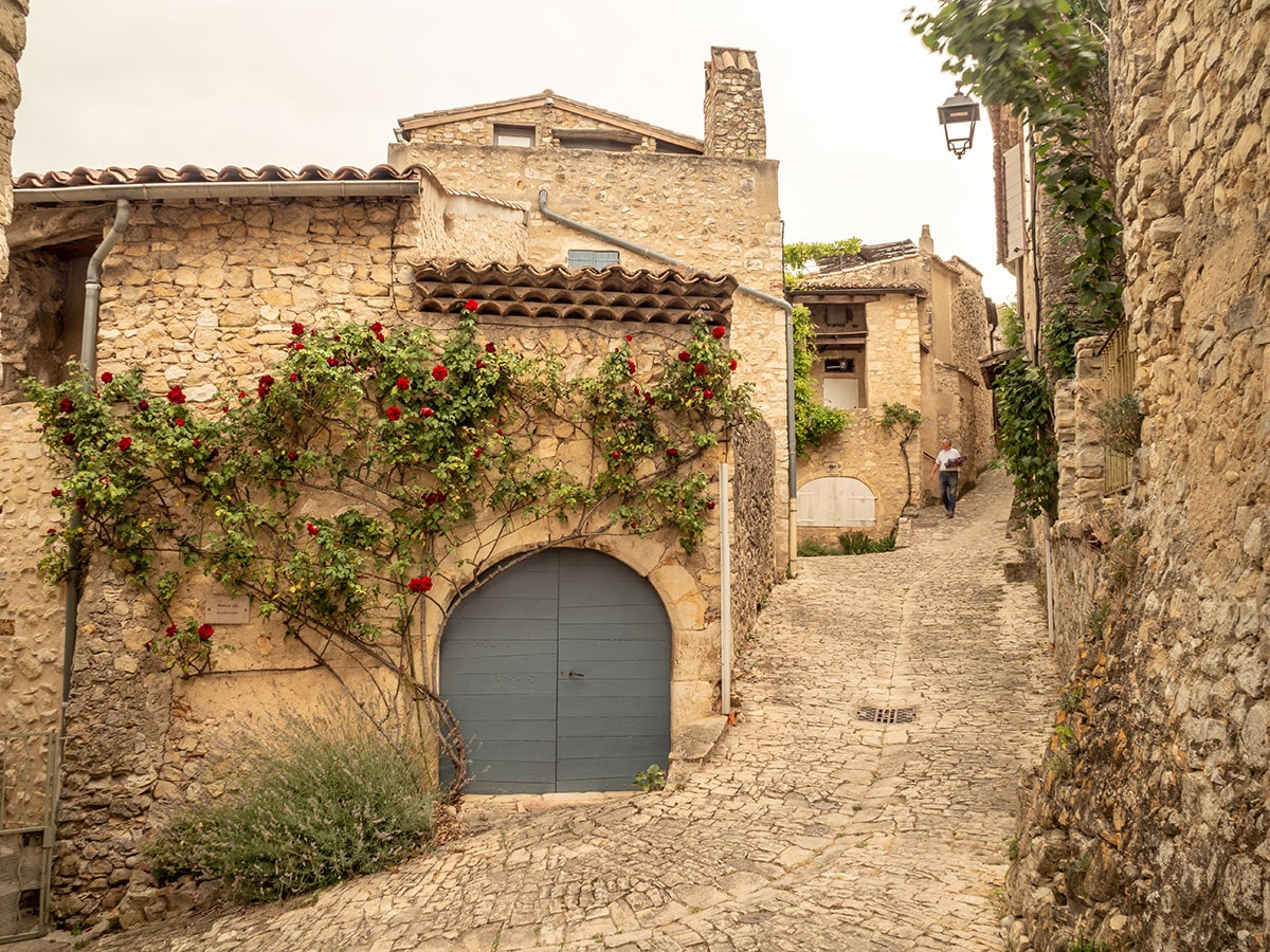 Village romantique dans la Drôme