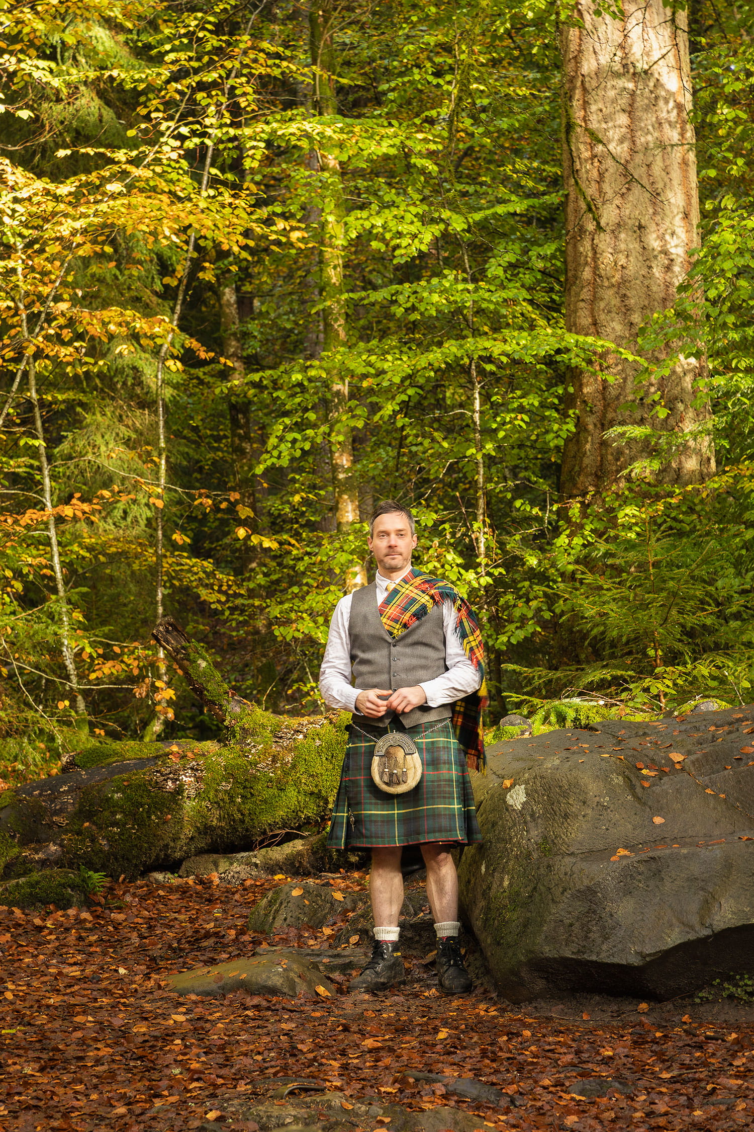 The hermitage écossais en kilt