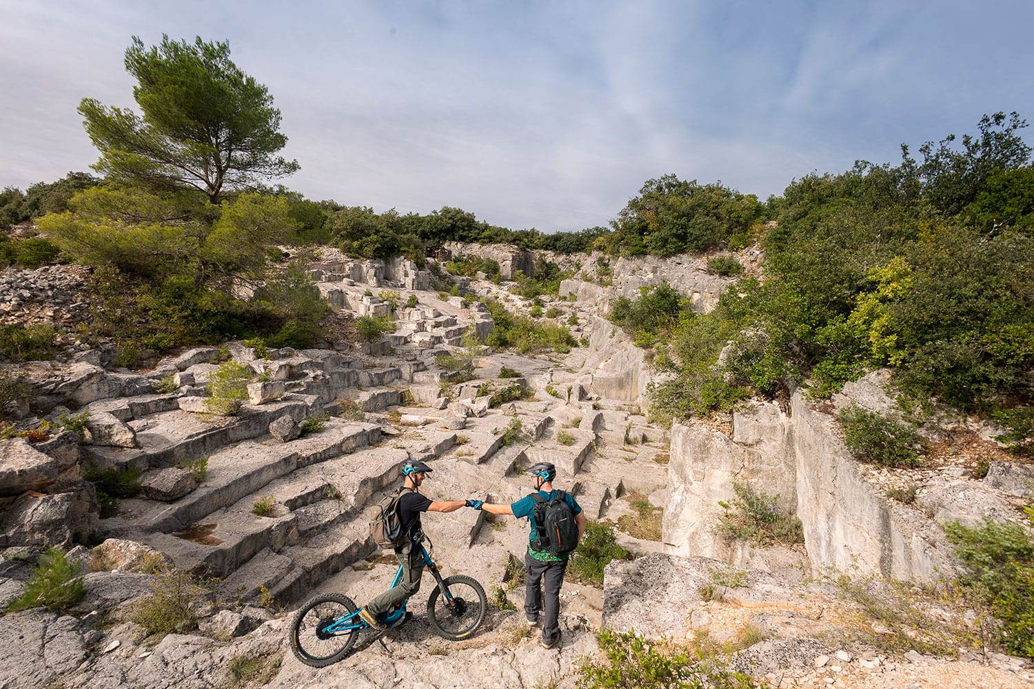 Trotinette tout terrain dans le Gard