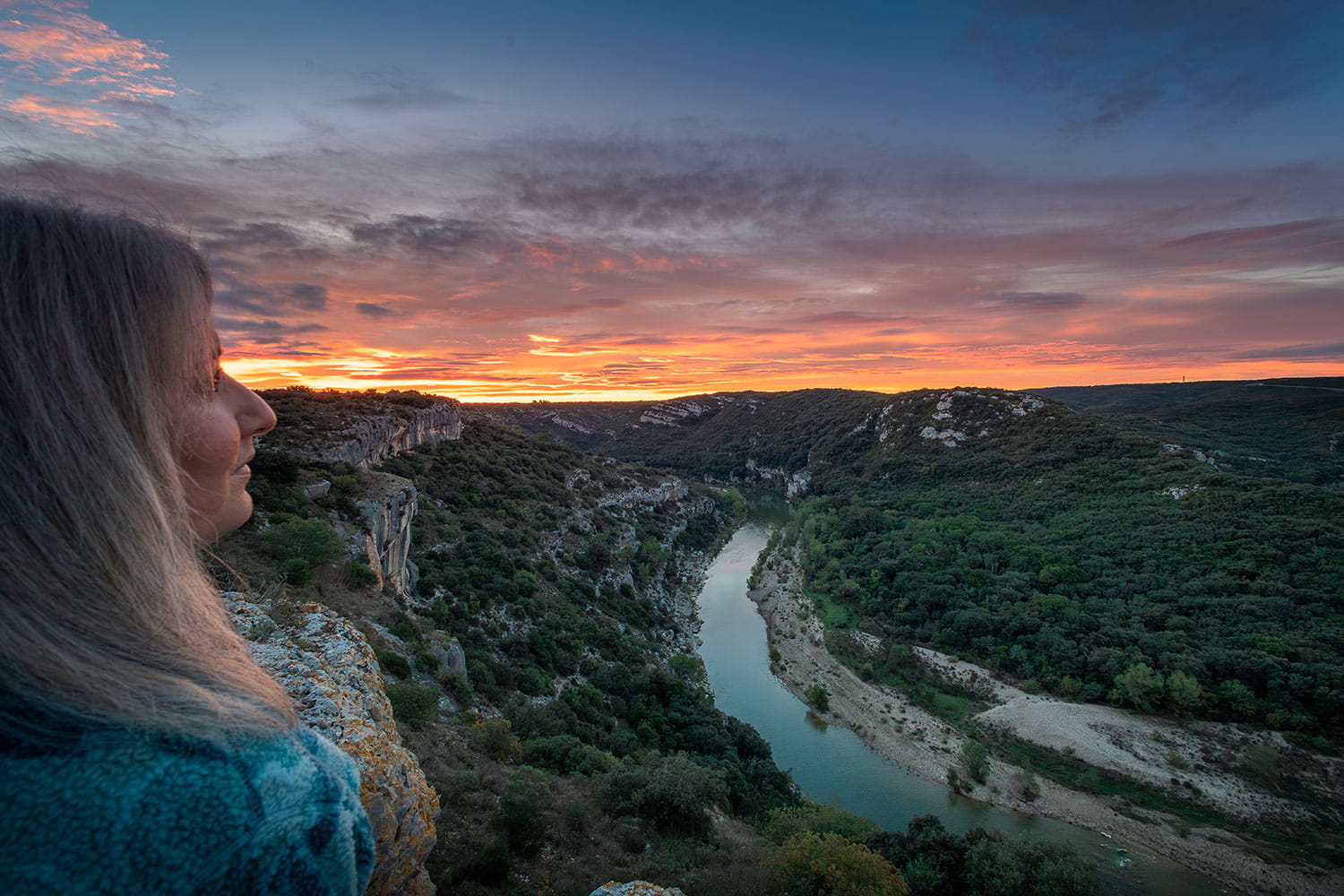 Lever de soleil au Castellas