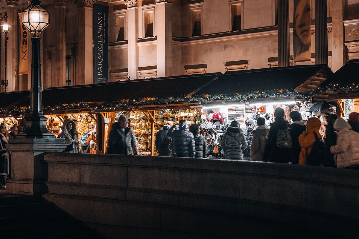 Londres où voir marché de noël