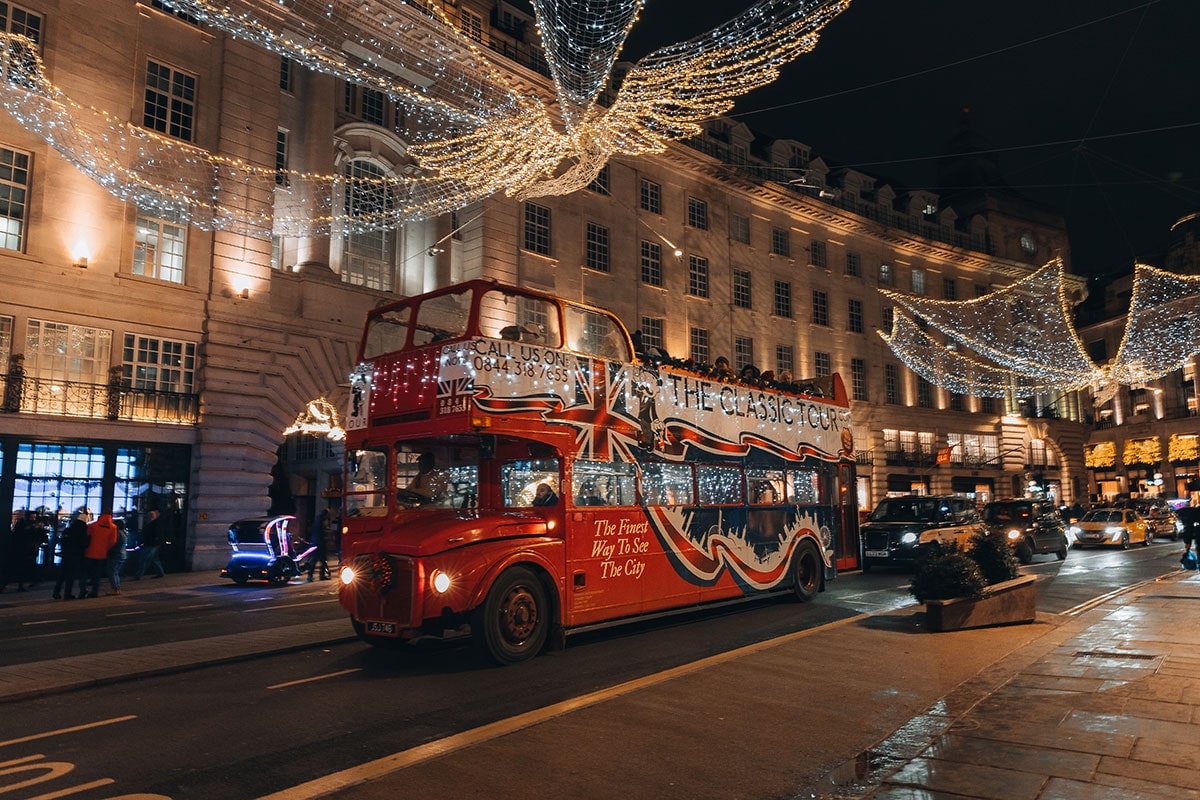  où voir les illuminations de noel à londres