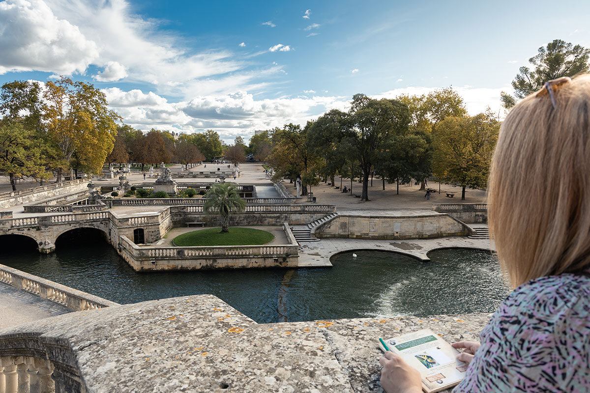 Jardins de la Fontaine jeux enquete