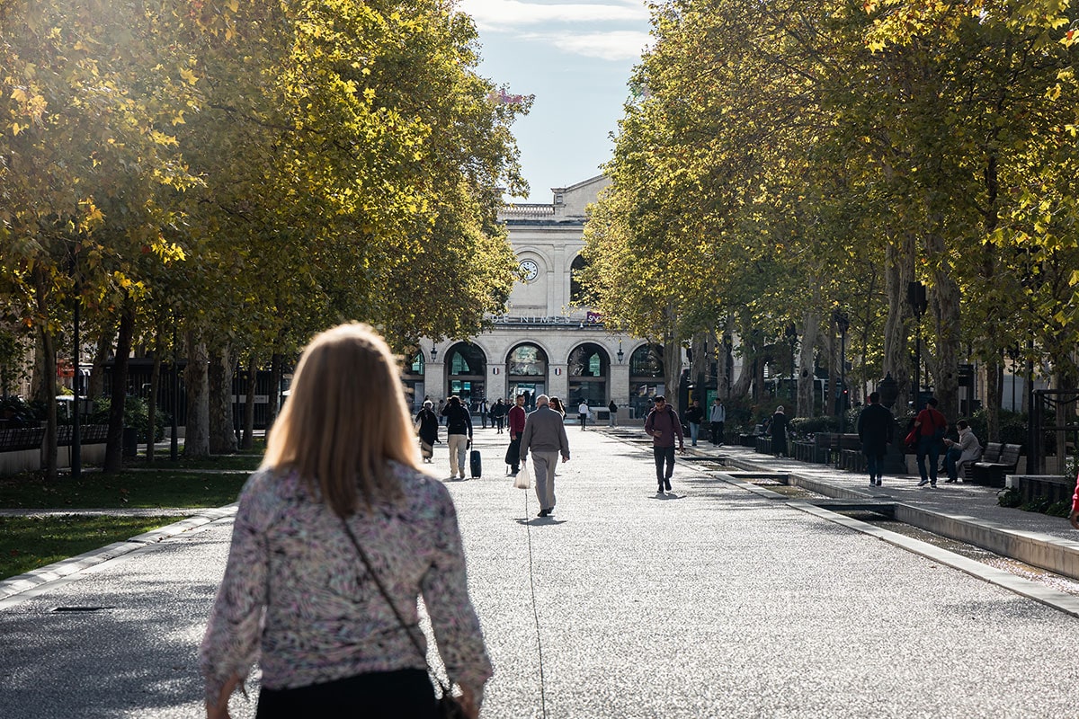 Venir en train à Nîmes