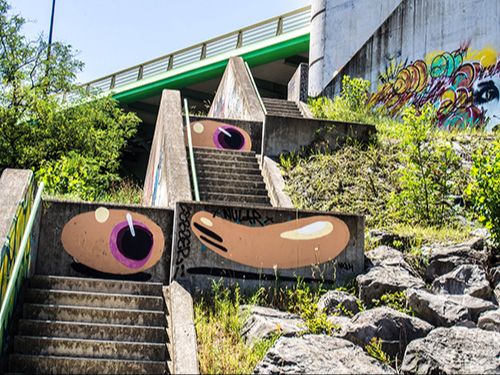 pont de lones street art