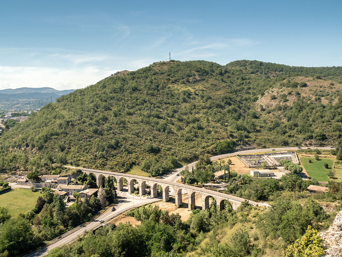 Viaduc Alyssas voie douce de la Payre Ardèche