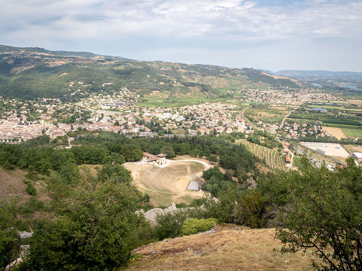 vue panoramique chateau de Crussol