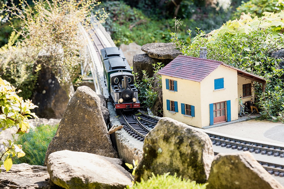 Jardin ferroviaire et musical de chatte en isère