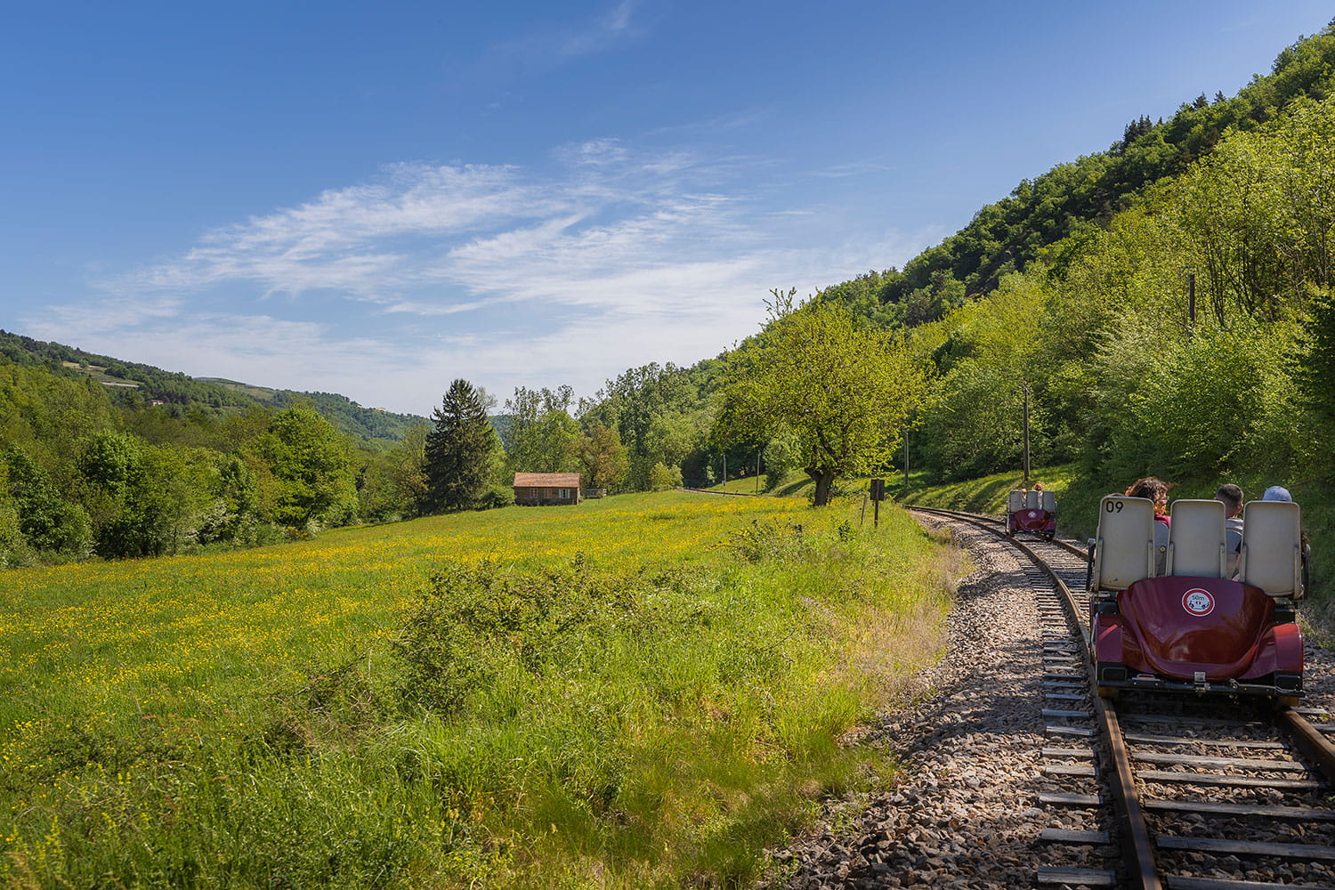 Velorail de l'ardeche à Boucieu-le-roi
