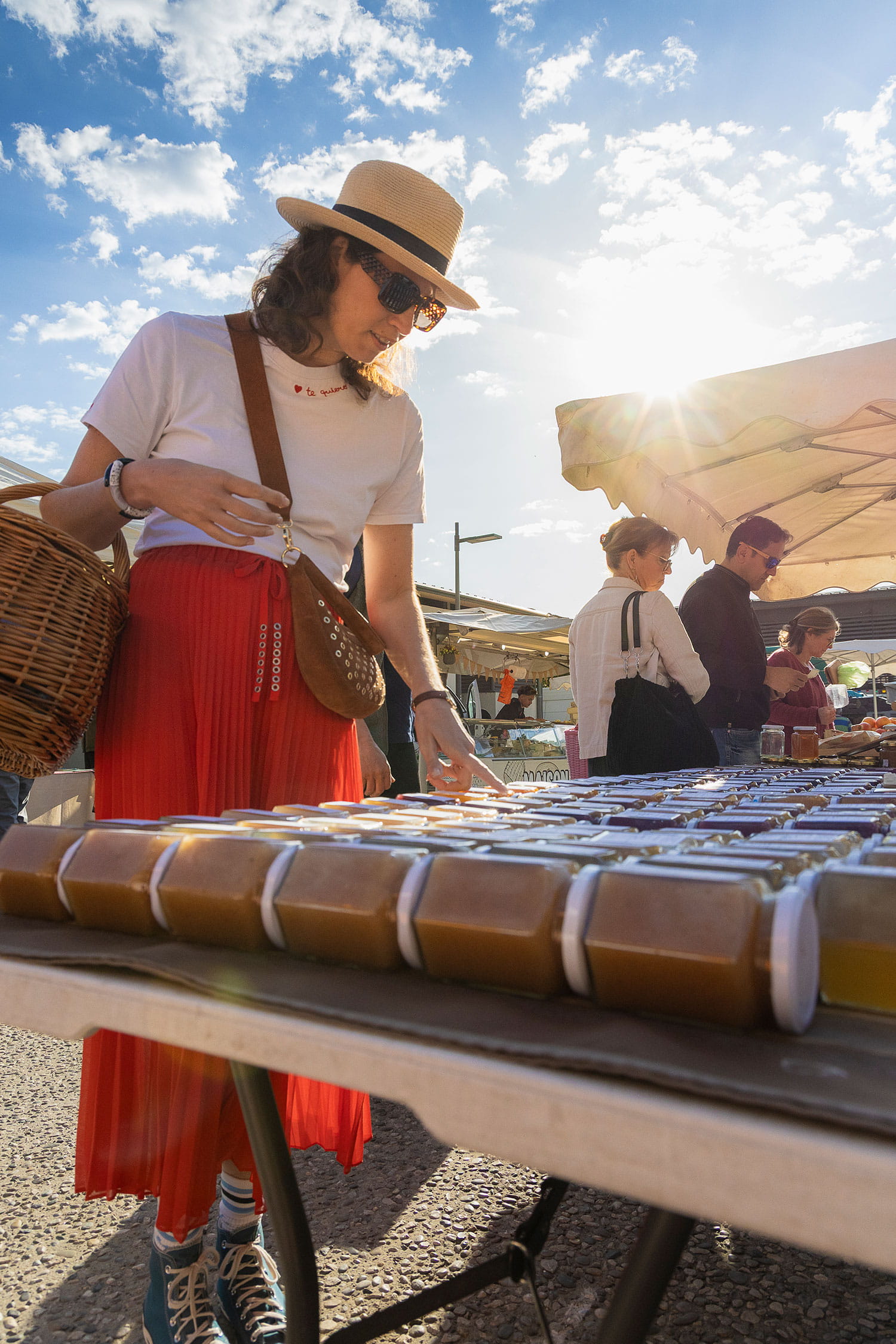 Marché du terroire Tournon-sur-Rhône en Ardèche