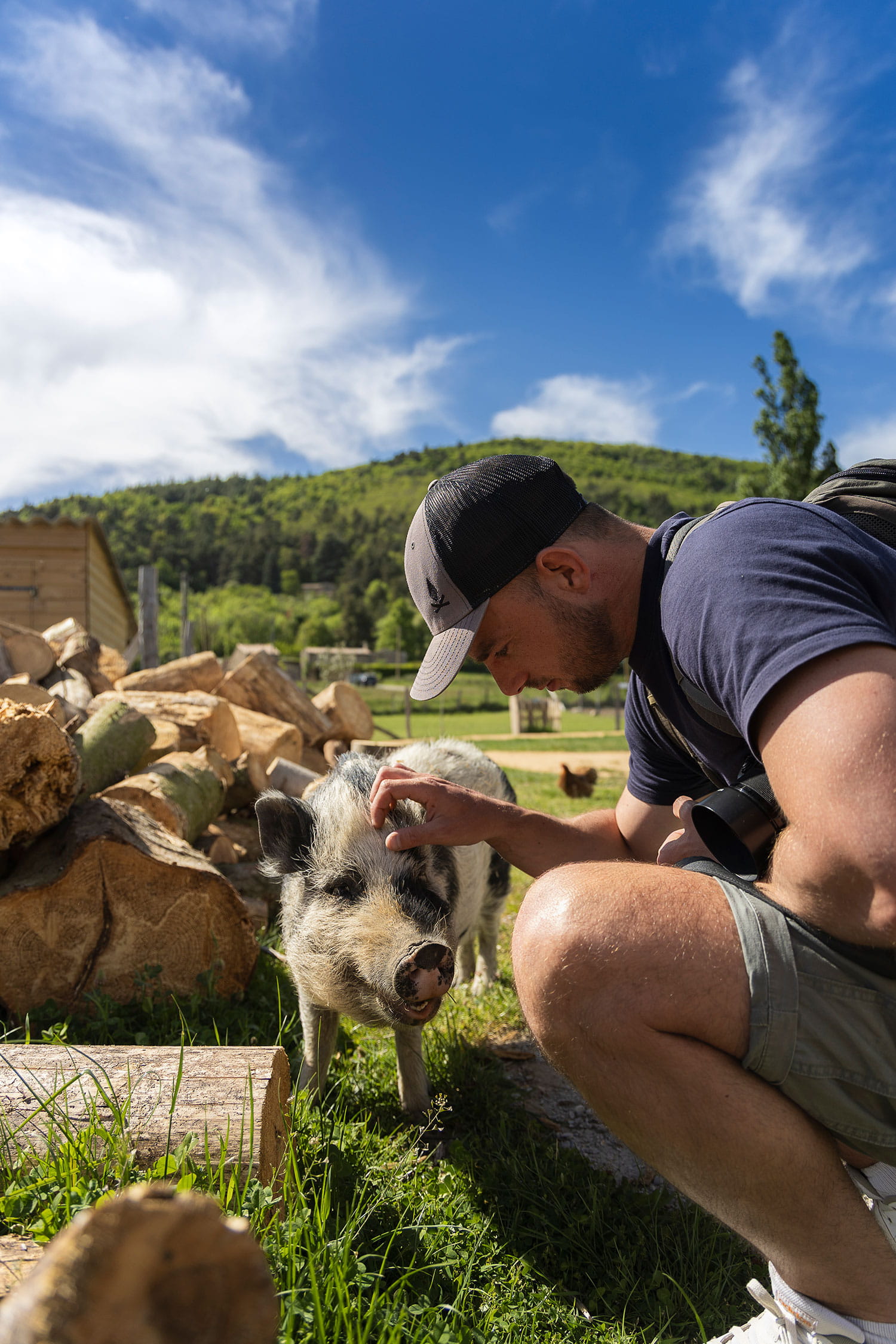 Mini-ferme de Navas activité famille en Ardèche