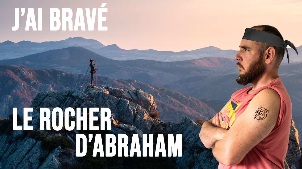 J'ai bravé le rocher d'Abraham en Ardèche !